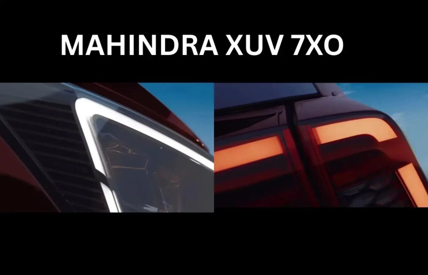The Mahindra XUV700 facelift will share similar design details to the XEV 9S, to be introduced on January 5, 2026. Featured Image